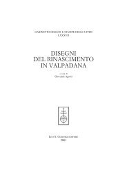 disegni del rinascimento in valpadana - Casa Editrice Leo S. Olschki