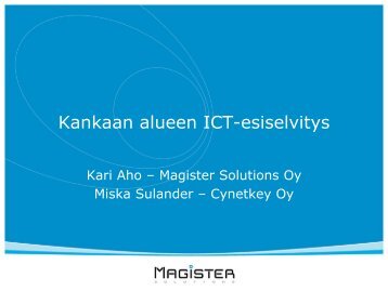 ICT-esiselvityksen kooste