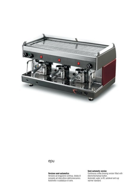 Nova Speciali - Wega | Espresso | Coffee | Machine