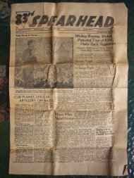 83rd Spearhead newspaper volume 2 #4 - 83rd Infantry Division ...