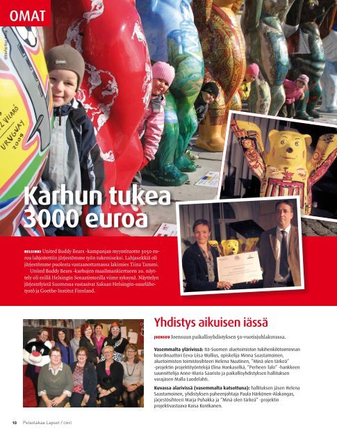Karhun tukea 3000 euroa - Pelastakaa Lapset ry