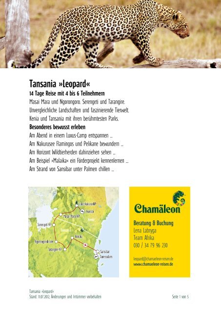 Tansania »leopard«