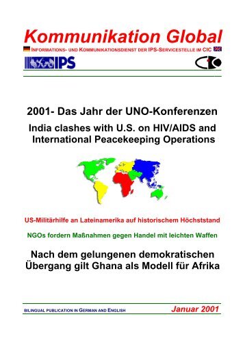 Kommunikation Global - Nr. 13/ Januar 2001 - Global Perspectives