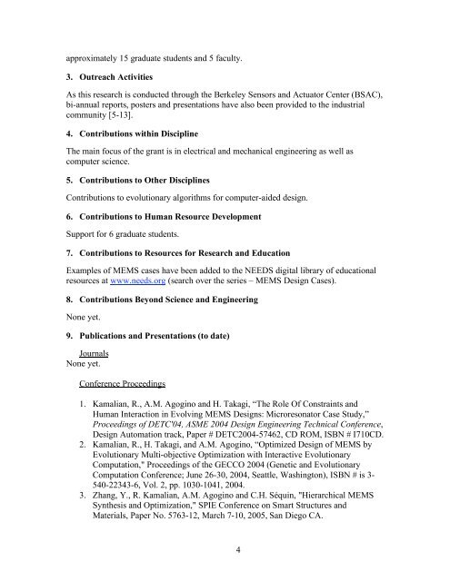 MEMS/NEMS Design Automation and Synthesis - University of ...