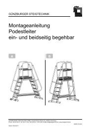 BA Rettungsplattform - GÃ¼nzburger Steigtechnik GmbH