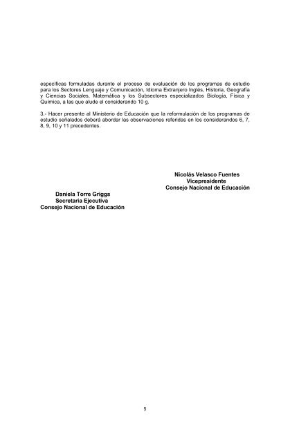 Acuerdo 095/2010 - Consejo Nacional de Educación