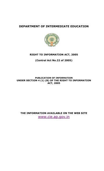 department of intermediate education - CIE Main Page - Ap.gov.in
