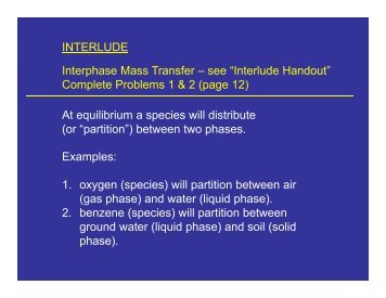 Mass Transfer - CMBE