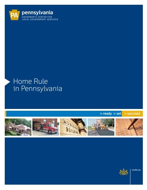 Home Rule in Pennsylvania - Lincoln Institute of Land Policy