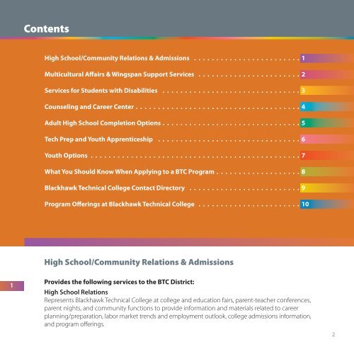 Reference - Blackhawk Technical College