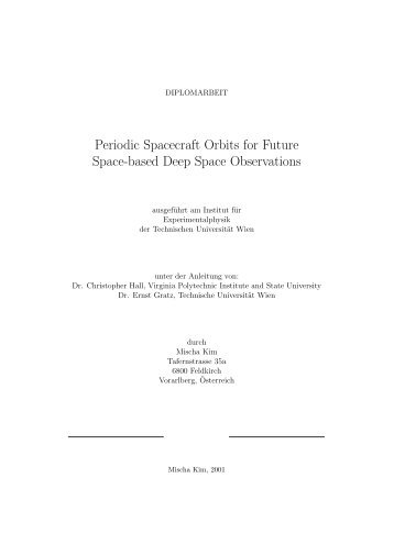 Periodic Spacecraft Orbits for Future Space-based Deep Space ...