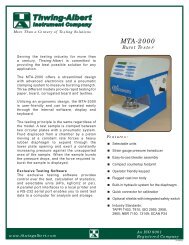 MTA-2000 - Thwing-Albert Instrument Co