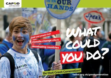 Youth Leadership Posters - Cafod