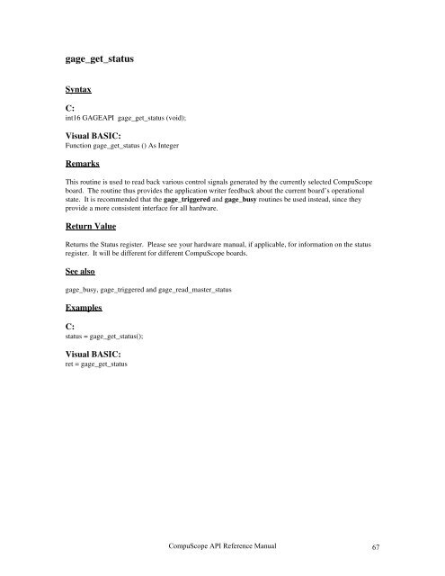 CompuScope SDK Manua.. - Egmont Instruments