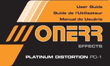 EFFECTS PLATINUM DISTORTION PD-1 - onerr