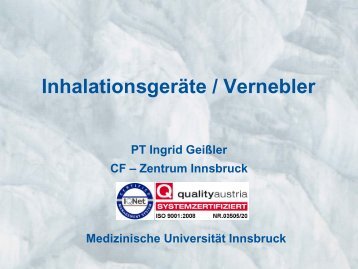 Inhalationsgeräte/Vernebler