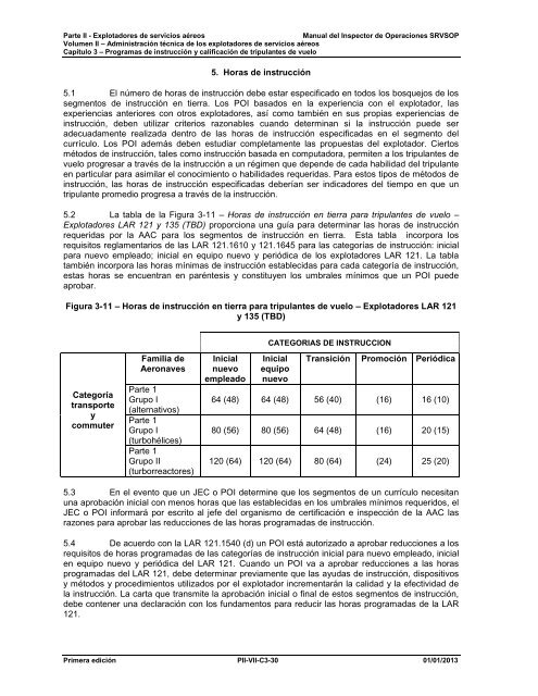 Programas de instrucciÃ³n y calificaciÃ³n de tripulantes de vuelo - ICAO