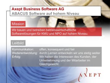 Axept Business Software AG ist Gold-Partner