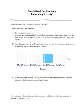metallic ions lab report Flame test lab: introduction to the flame test lab: the flame test lab was an in-class lab where we tested chemicals in the flames to see the wide range of colors in the color spectrum the secondary purpose of the lab was to identify unknown compounds that we would test and then guess as to what. metallic ions lab report Flame test lab: introduction to the flame test lab: the flame test lab was an in-class lab where we tested chemicals in the flames to see the wide range of colors in the color spectrum the secondary purpose of the lab was to identify unknown compounds that we would test and then guess as to what.