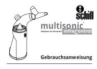 Gebrauchsanweisung infra C ontrol multisonic