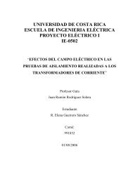 IE ? 0502 Proyecto ElÃ©ctrico - Escuela de IngenierÃa ElÃ©ctrica 