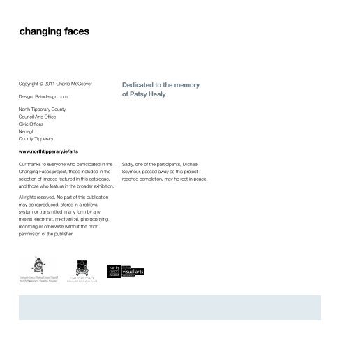 Changing Faces Catalogue - Clare County Library