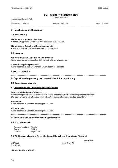 SDB Curacid WL antibak - PICO-Medical GmbH