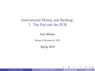 International Money and Banking: 7. Banking Crises - Karl Whelan