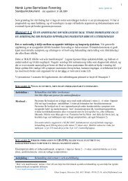 Standpunktdokument - Norsk Lyme Borreliose - Forening