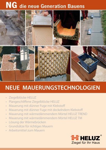 Lösung der Wärmebrücke einer Mauer - HELUZ