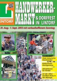 Die Dorffest Zeitung zum Handwerkermarkt 2013 finden Sie hier