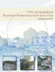 CITY OF BARABOO Riverfront Redevelopment Area Plan