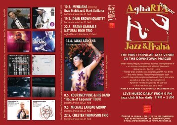 8.5. COURTNEY PINE & HIS BAND Ã¢Â€ÂœHouse of Legends ... - Praha.eu