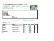 Scents of Wonder Essential Oil Order Form (PDF) - Self Heal ...