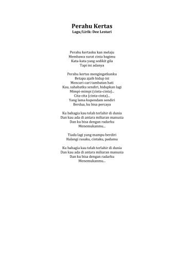 OST Perahu Kertas movie lyrics