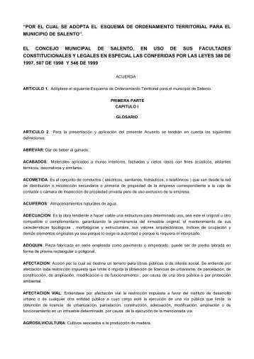 “por el cual se adopta el esquema de ordenamiento ... - Camacol