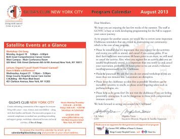 download a pdf of the August calendar - Gilda's Club New York City