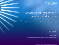 Service Level Agreement - Triangle