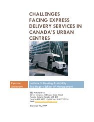 challenges facing express delivery services in canada's urban centres