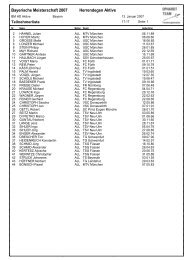 Bayerische Meisterschaft 2007 Herrendegen Aktive