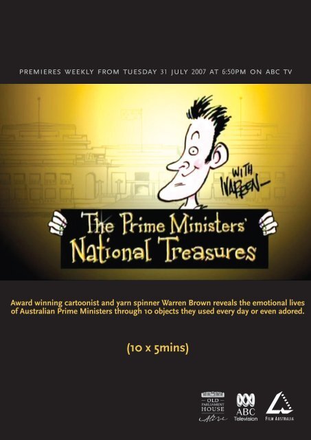 The Prime Ministers' National Treasures Press Kit