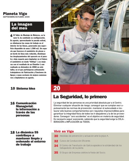 La seguridad, lo primero - PSA - Site Vigo - PSA Peugeot CitroÃ«n