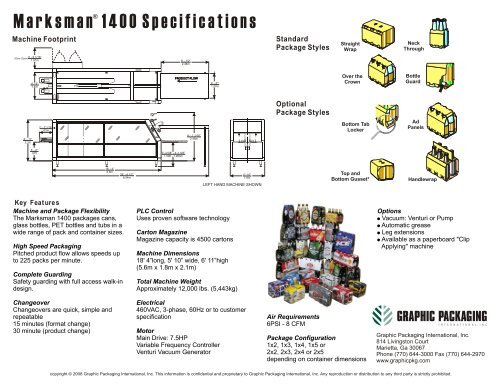 Marksman 1400 - Graphic Packaging