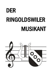 2008 Nr. 2 - Willkommen beim Musikverein Ringoldswil