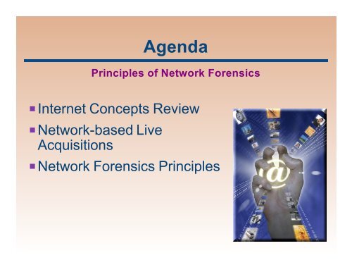 Principles of Network Forensics - Department of Computer ...