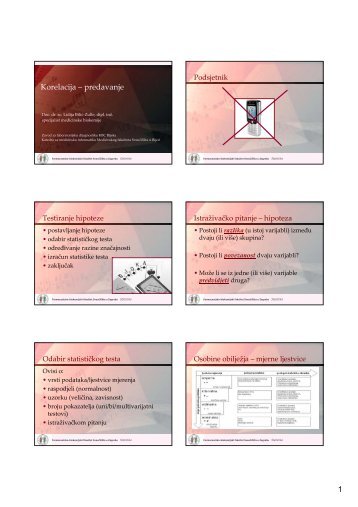 P6 Korelacija.pdf - Medicinski fakultet Rijeka