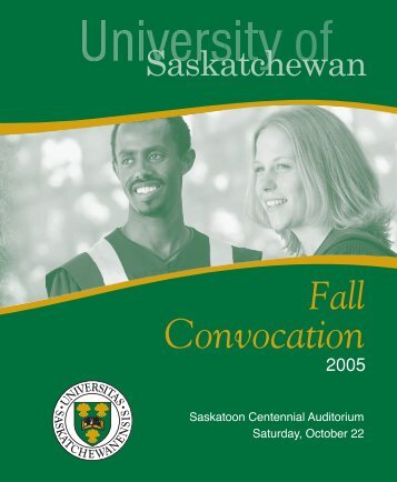 Fall 2005 - Students - University of Saskatchewan