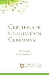 Certificate Graduation Ceremony - Students - University of ...