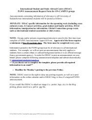 PAWS Announcement Request Form for On-CAMPUS ... - Students