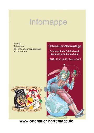 Download Infomappe - Ortenauer Narrentage 2014